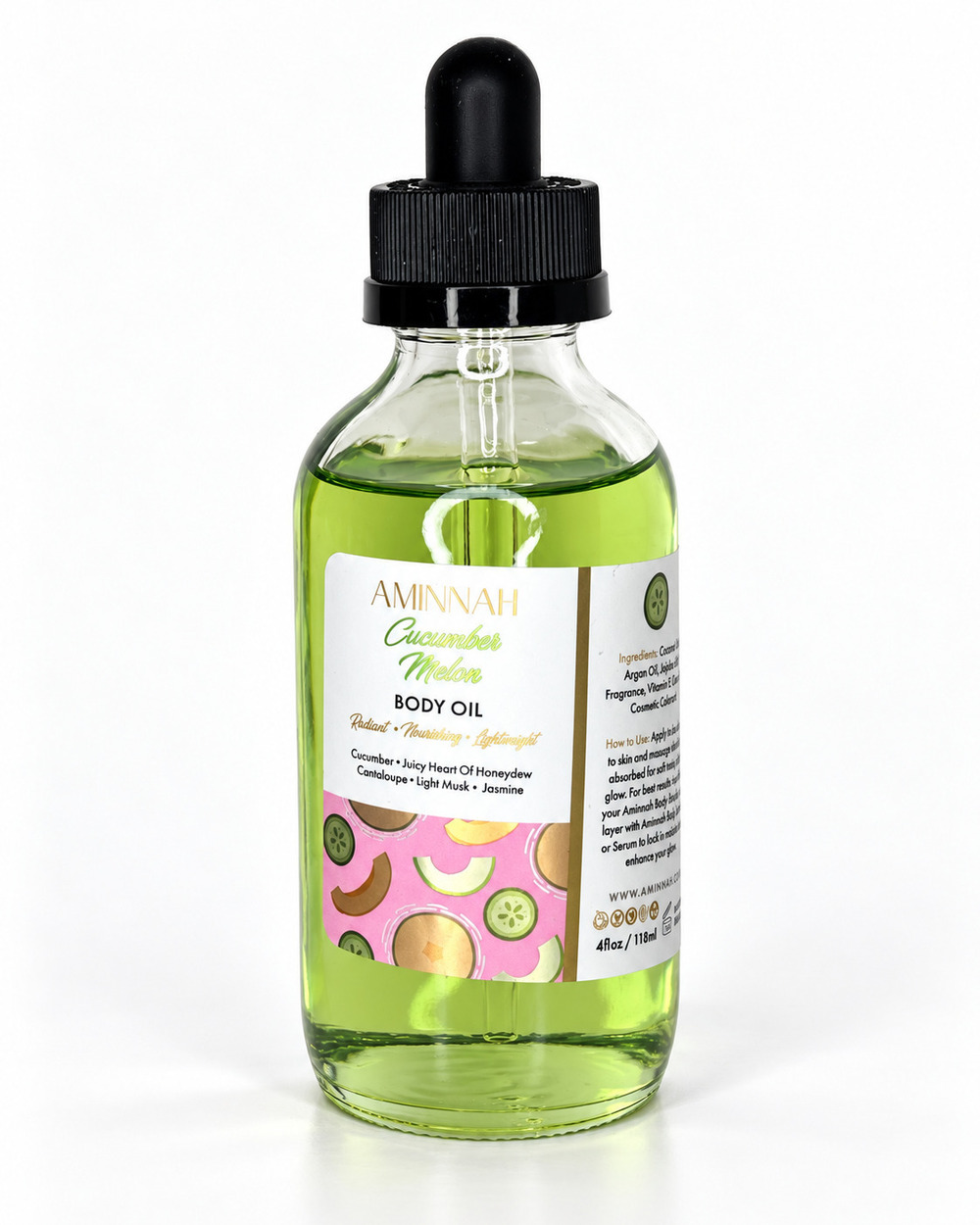 AMINNAH Cucumber Melon Body Oil